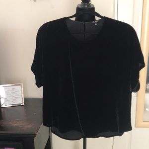 MADEWELL light velvet top flowy style